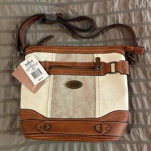 NWT Faux Leather Crossbody Bag